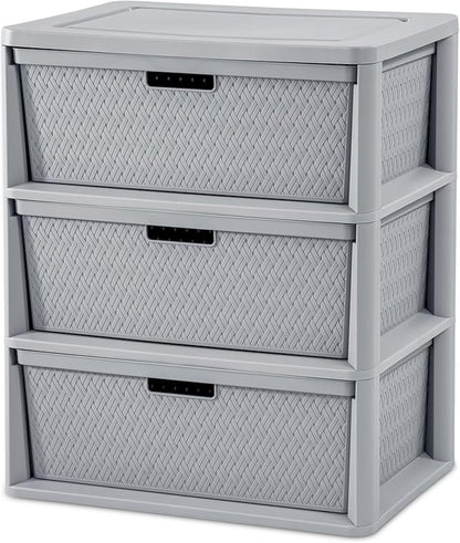 3 Drawer Plastic Storage, 3 Drawer Storage Organizer, and 3 Drawer Storage by Unknown