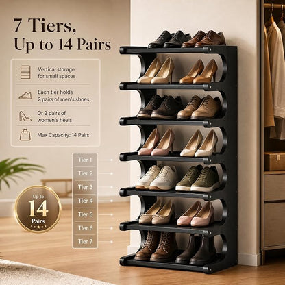 39" Bamboo Shoe Rack - Image 3
