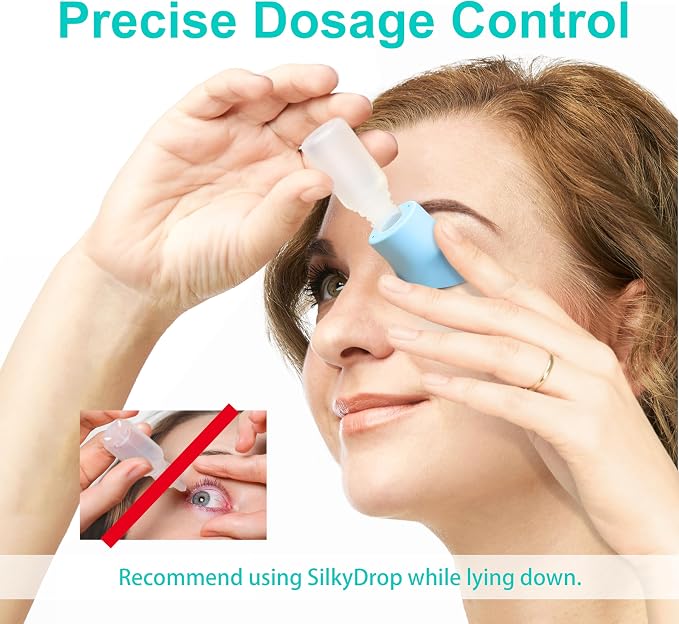 Fullicon 2-Pack Eye Drop Guide for Seniors, Soft & Reusable Eye Drop Dispenser - Image 4
