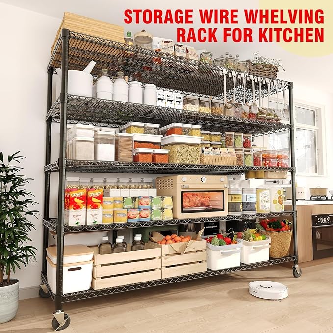 Garvee Storage Shelves, 5 Tier Metal Shelving Units - Image 8