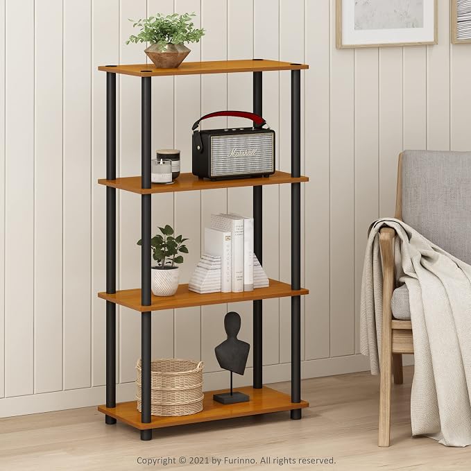 Furinno Turn-N-Tube 4-Tier Multipurpose Shelf Display Rack - Image 2