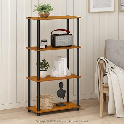 Furinno Turn-N-Tube 4-Tier Multipurpose Shelf Display Rack - Image 2