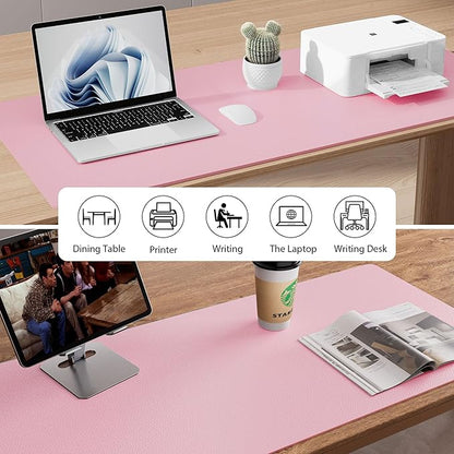 Aothia Leather Desk Pad Protector, Office Desk Mat, Large Mouse Pad, Non-Slip - Image 5