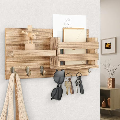 Lwenki Mail Organizer for Wall Mount – Key Holder - Image 8
