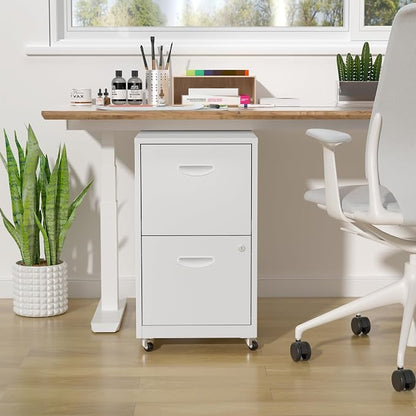 2 Drawer Mobile File Cabinet - Image 7
