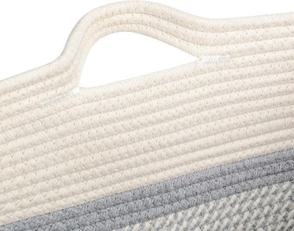 Storage Baskets for Clothes Fabric Cotton Rope Storage Basket - Image 9