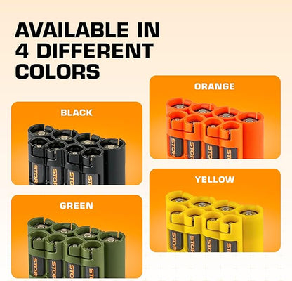 Storacell AA + AAA Combo Battery Storage Caddy and Dispenser, Holds 4 AA + 4 - Image 5