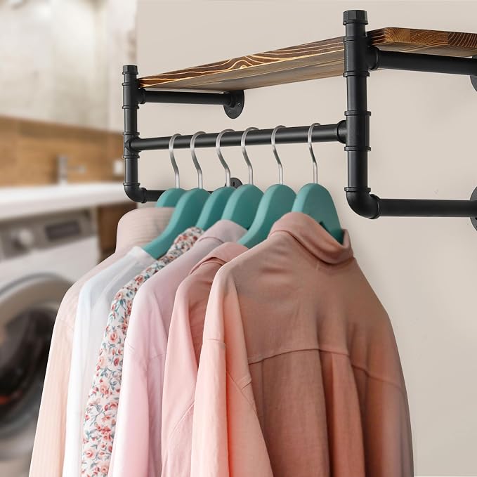 WEBI Wall Mounted Clothes Rack - Image 5