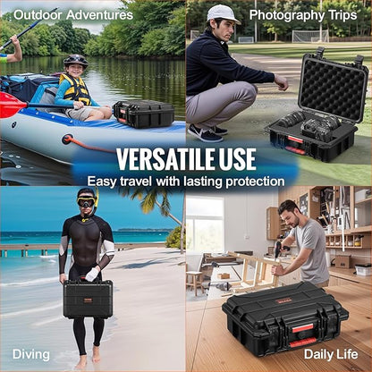 VEVOR Weatherproof Hard Case, Heavy Duty Protective Dry Box - Image 7