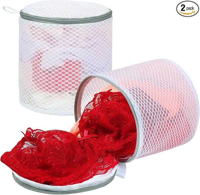 Vivifying Bra Bags for Laundry, 2 Pack Honeycomb Mesh Bra Washing Bags for by Vivifying