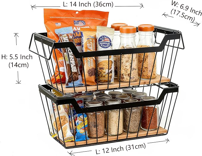 ShabbyDecor Metal Wire Basket - Image 5