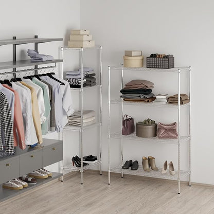 21" Deep x 42" Wide x 64" Height Wire Shelving Kit | 4-Tier | NSF Commercial - Image 7