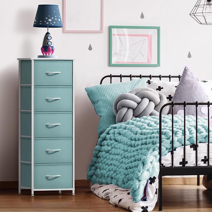 Sorbus Fabric Dresser for Kids Bedroom - Image 2