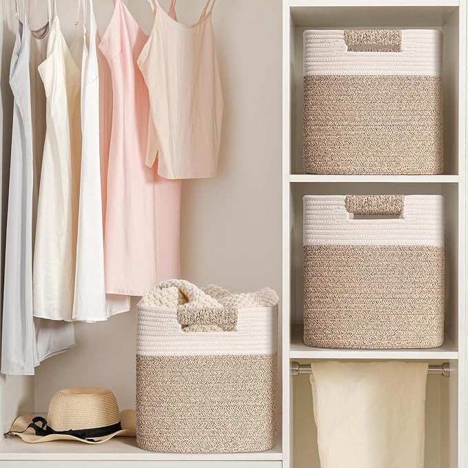 12 Inch Storage Cubes, 3 Pack Cube Storage Bins - Image 6