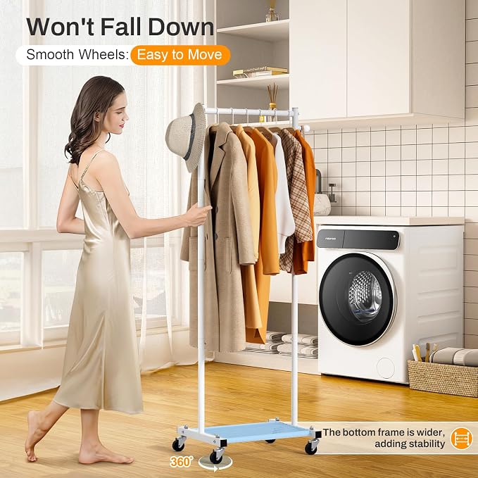 MISSLO Small Clothes Racks for Hanging Clothes Clothing Rack - Image 4