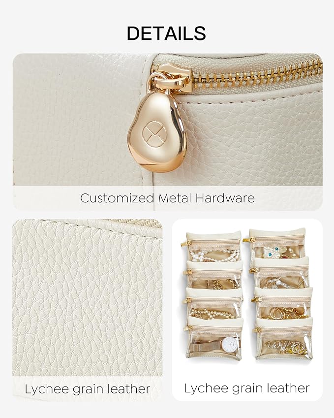 Vlando Gifts for Her, Travel Jewelry Case - Image 3