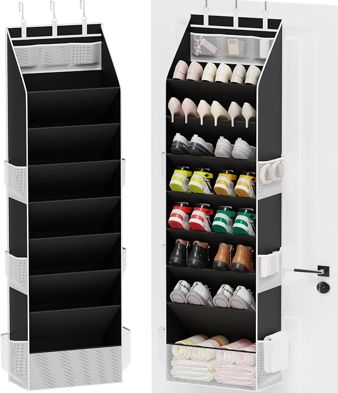 Criusia Shoe Organizer, Over the Door Shoe Organizer by Criusia