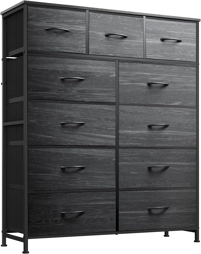 WLIVE Tall Dresser for Bedroom, 11 Drawer Fabric Dresser, Tall high-capacity by WLIVE
