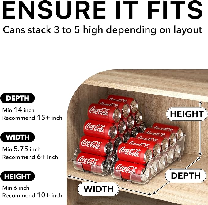 Simple Houseware Soda Can Organizer and Dispenser - Image 4