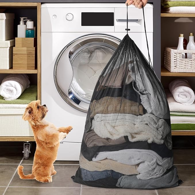 2 Pack Mesh Laundry Bags - Image 7