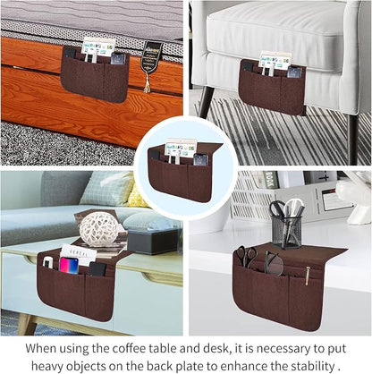Bedside Caddy Bedside Storage Organizer Magazine Phone Tablet iPad Remote Holder - Image 5