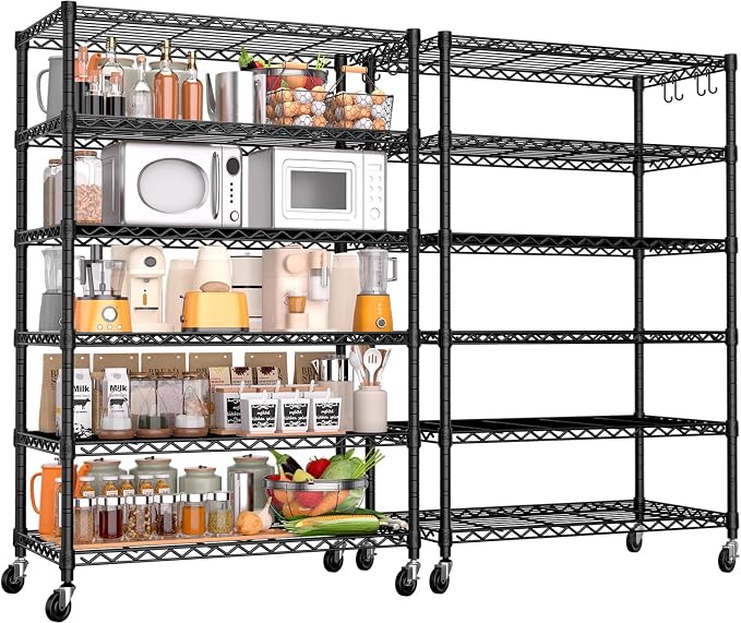 PrimeZone 6 Tier Wire Shelving by PrimeZone