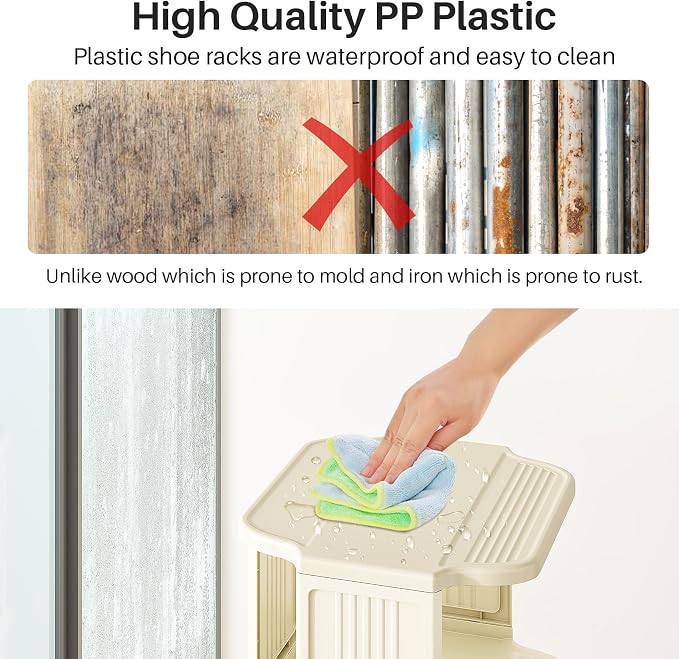Kitstorack Vertical Shoe Rack: 5 Tiers Stackable Shoe Rack - Image 5
