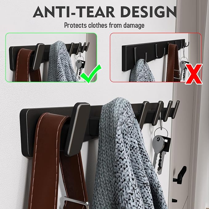 Coat Hook Wall Rack Hanger - Image 7