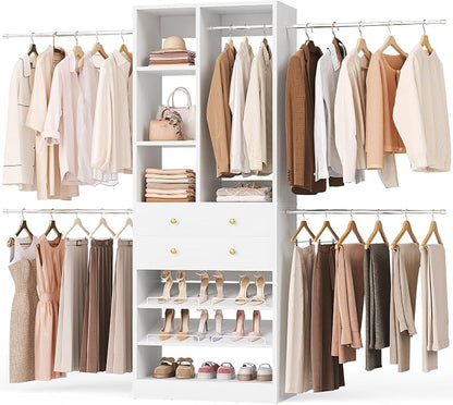 Besiost Closet System, 4.2–8.8 FT Closet Organizer by Besiost