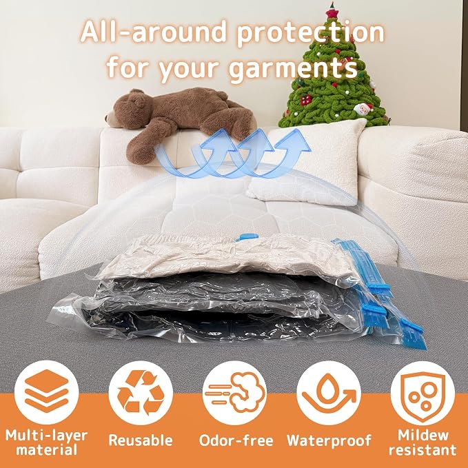 12 Pack Vacuum Bags for Travel - Image 6