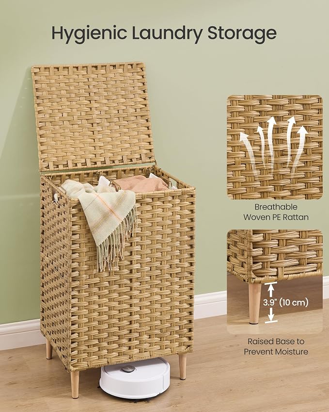 SONGMICS 2-Section Laundry Hamper - Image 5