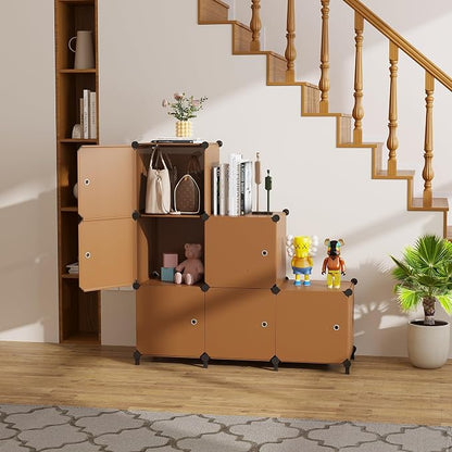 Cube Storage Organizer, 6-Cube Shelves Unit - Image 6