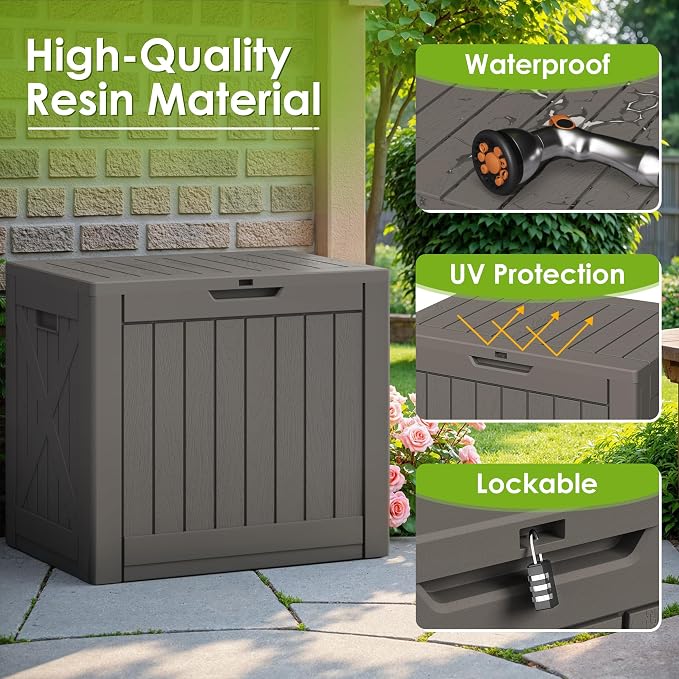 Greesum 40 Gallon Outdoor Deck Box - Image 2