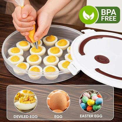 77L 2-Pack Deviled Egg Container - Image 7