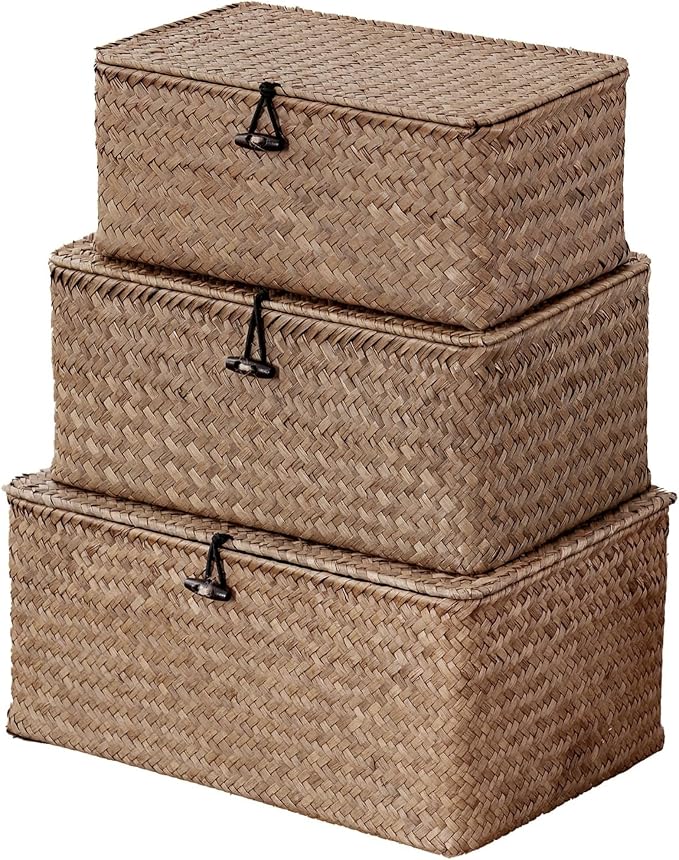 Nonam Seagrass Storage Baskets by Unknown