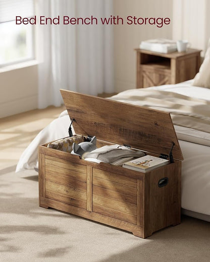VASAGLE Storage Chest, Storage Bench - Image 4