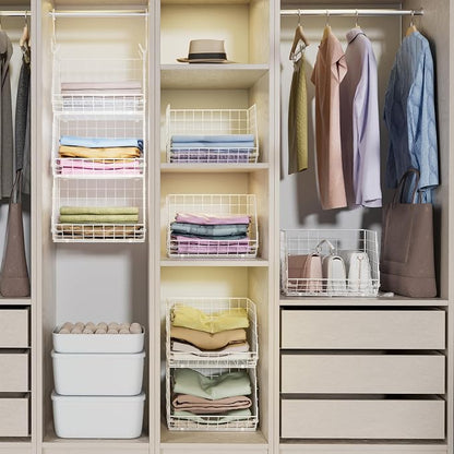 X-cosrack 3 Tier Foldable Closet Organizer, Clothes Shelves - Image 9