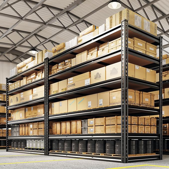 REIBII 6-Tier Garage Shelving, Adjustable Metal Shelving, Large-Capacity Garage - Image 9