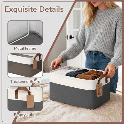 CHICVITA 4 Pack Storage Baskets - Image 5