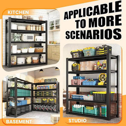 78" H Garage Shelving, Heavy Duty Storage Shelves, Garage Storage Shelves - Image 6
