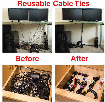 Desktop Cable Organizer, No Bad Smell, Bundled - Image 6