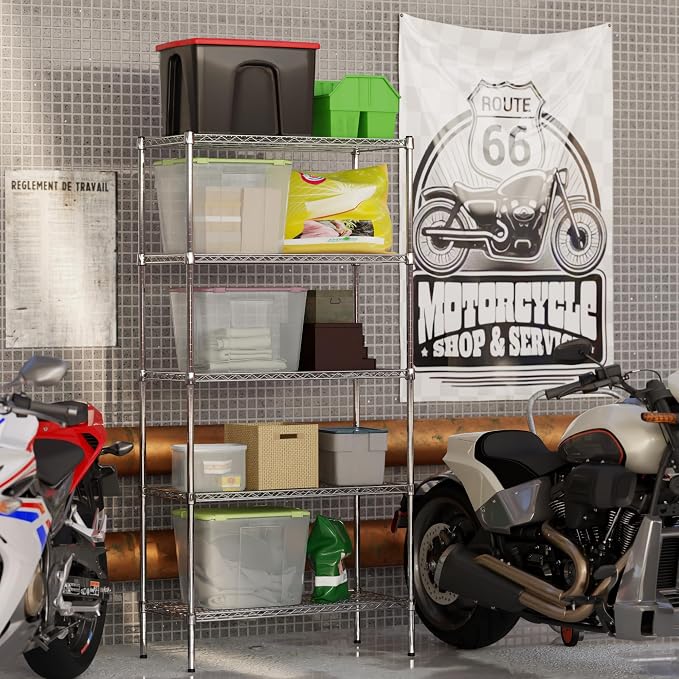 18" Deep x 36" Wide x 74" Height Wire Shelving Kit | 5-Tier | NSF Commercial - Image 5