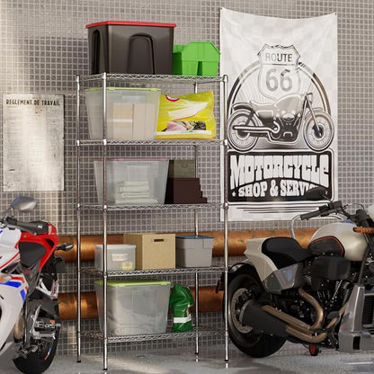 18" Deep x 36" Wide x 74" Height Wire Shelving Kit | 5-Tier | NSF Commercial - Image 5