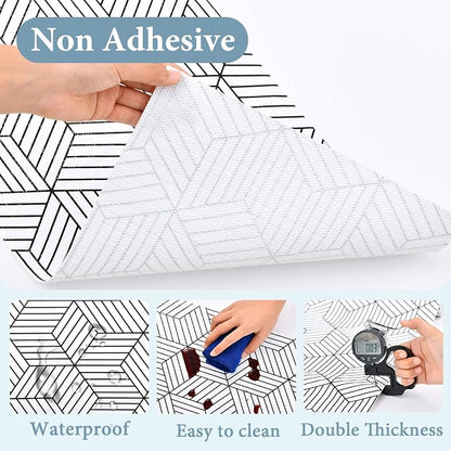 Shelf Liners for Kitchen Cabinets 17in x 30FT, Non Adhesive Cabinet Liner - Image 6