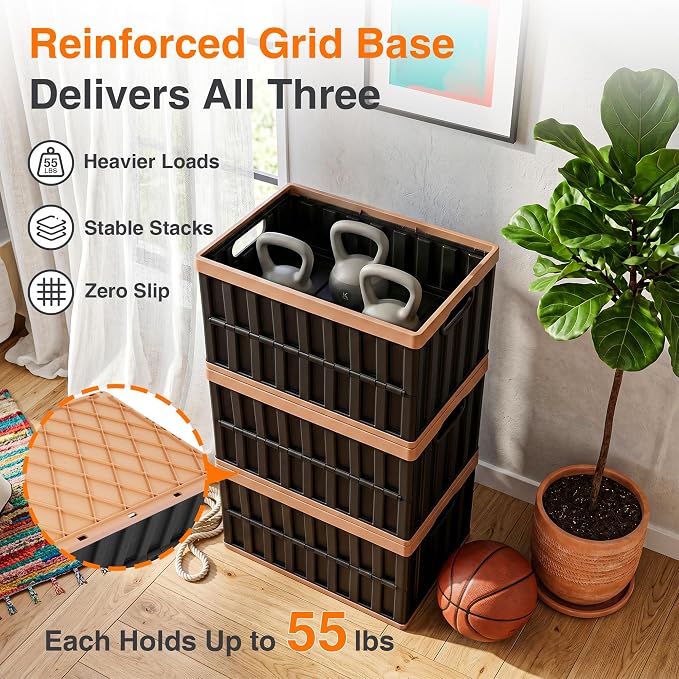 Citylife 64L Collapsible Storage Bins - Image 3