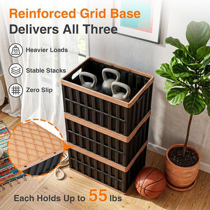 Citylife 64L Collapsible Storage Bins - Image 3