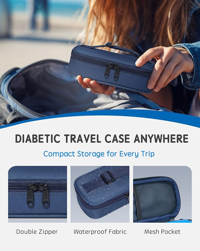 Insulin Vial Cooler Travel Case TSA Approved, 300g Reusable Ice Brick Insulin - Image 6
