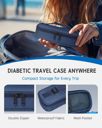 Insulin Vial Cooler Travel Case TSA Approved, 300g Reusable Ice Brick Insulin - Image 6