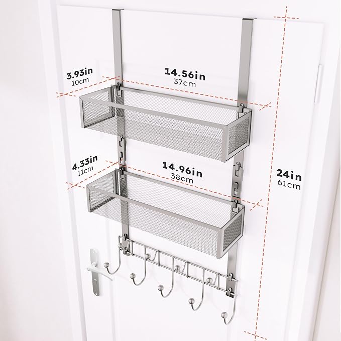 Consumest Over The Door Hooks Organizer - Image 8