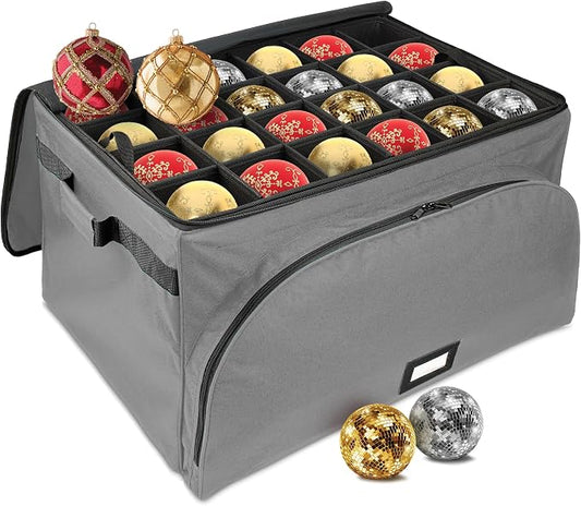 HOLDN’ STORAGE Premium Christmas Ornament Storage Box – Holds up to 72 4” by HOLDN%E2%80%99STORAGE